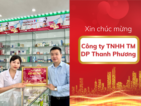 Chúc mừng: Công ty TNHH TM DP Thanh Phương trúng giải đặc biệt “MUA HÀNG Á ÂU, TRÚNG VÀNG 9999”